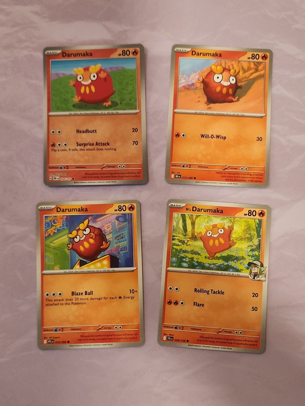 Darumaka Trading Card - Orange